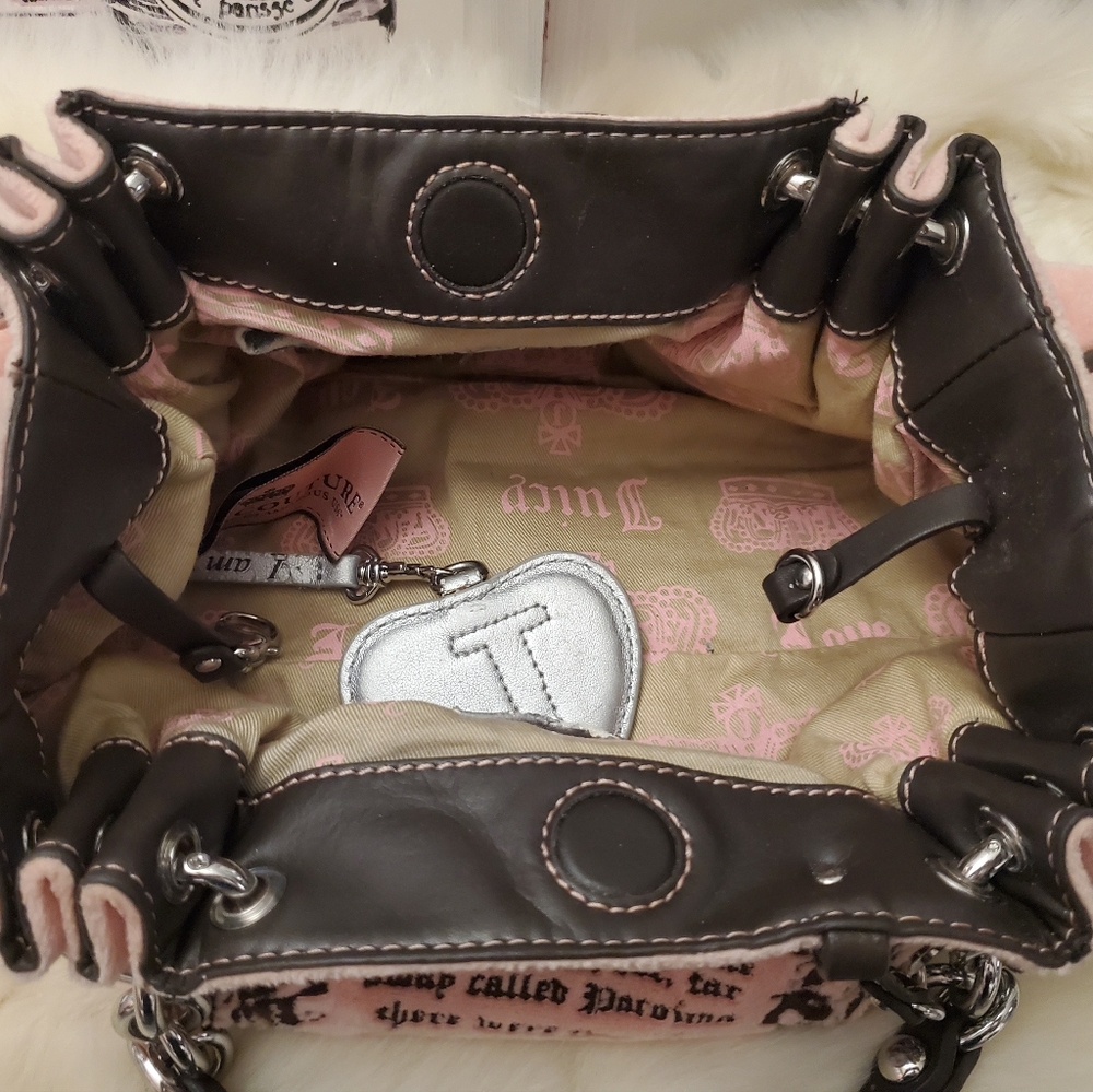 ***SOLD***Juicy Couture Pink "Fairytale" Hobo Handbag! - Picture 5 of 9